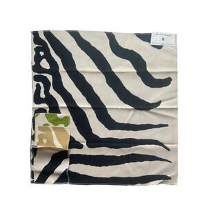 Scalamandre "Zebra" fabric animal print vintage swatch 25 x 26